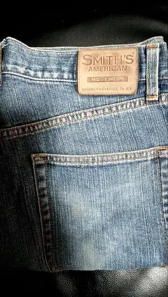 激安。美品！SMITH'S AMERICAN ライトブルーダメージデニム32のサムネイル