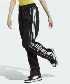 【美品】adidasアディダス アディブレイクパンツ XLサイズ　ブラック