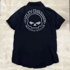 Harley-Davidson 半袖　シャツ スカル　バックプリントのサムネイル