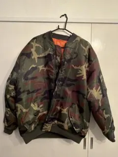迷彩 MA-1 フライトジャケット リバーシブル