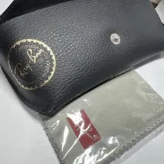 Ray-Ban メガネケース 黒 クリーニングクロス付き