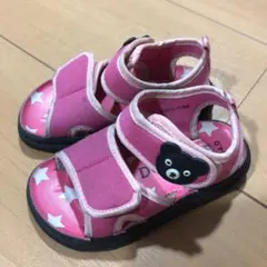 ミキハウス ダブルビー サンダル 14センチ
