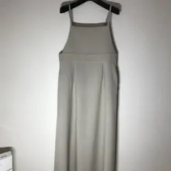 ［美品］afternoon tea wardrobe 麻調ジャンパースカート