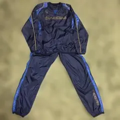 DIADORA ピステ上下 ネイビー/ブルー　160センチ