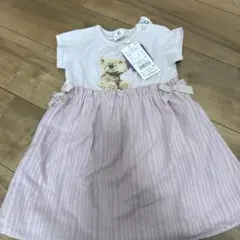 SKAPE ベア柄 ワンピース 90cmのサムネイル