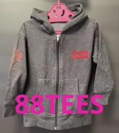 88tees パーカー　トップス　グレー　子供服　キッズ　ハワイで人気
