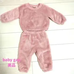 【baby gap】 美品　ピンク　フリースパジャマ 12-18ヶ月 女の子