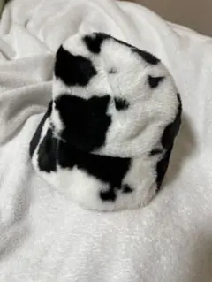 バケットハット　牛柄