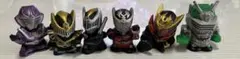 仮面ライダー ミニ指人形セット6体