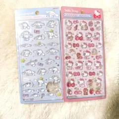 サンリオ シナモロール ハローキティ ボンボンドロップシール セット