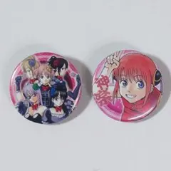 銀魂 ジャンプフェスタ2014 缶バッジセット　神楽　バキューム