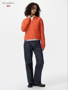 UNIQLO and JW ANDERSONのストレートジーンズ