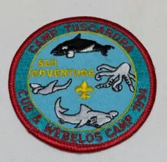 90s キャンプ・タスカローラ BSA スカウトパッチ 海の冒険