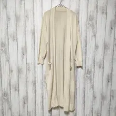 ROPE ロペ　サイズ38　天竺ロングカーディガン　日差し避け　サイドスリット