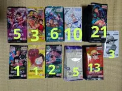 ワンピースカード　未開封パック　まとめ
