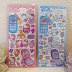 国内正規品　平成はっぴーフォン　キティ　シナモロール　サンリオ　セット