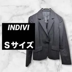 INDIVI インディヴィ ピンストライプ テーラードジャケット 05 XXS