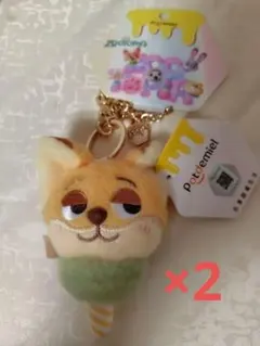 Choco♡様専用　ズートピア　ニック　マスコットキーホルダーアイスキャンディー