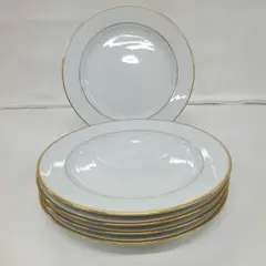Noritake　ノリタケ　ゴールドライン　皿　5枚セット　直径19㎝のサムネイル