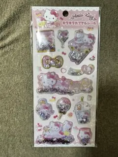 キラキラカプセルシール　ハローキティー