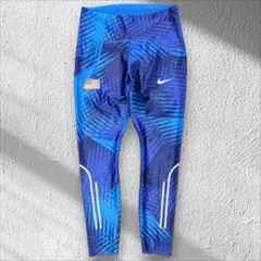 Nike ナイキ Dri-FIT USA ランニングレギンス ブルー