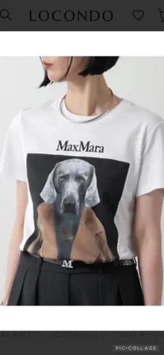 Max Mara クルーネックTシャツ