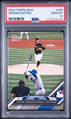 2024 Topps Now Skenes Ohtani PSA 10