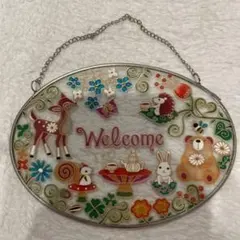 北海道土産　Welcome ステンドグラス風 オーナメント 動物モチーフのサムネイル
