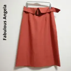 Fabulous Angela　テラコッタスカート　ベルトデザイン