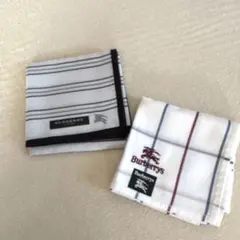 t*2様 Burberry ハンカチ　メンズ　2枚セット新品のサムネイル