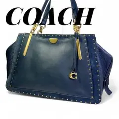 未使用級　COACH　コーチ　ドリーマー36　2WAY　ハンドバッグ　ネイビー 2025年最新】coach ドリーマー36の人気アイテム - メルカリ