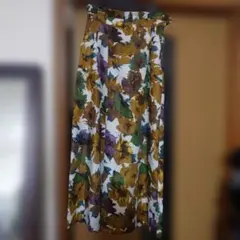 スコットクラブ　アーガ　花柄 ワイドパンツ イージーパンツ