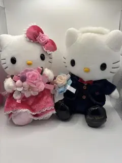 電報　ハローキティ ダニエル　ぬいぐるみ セット