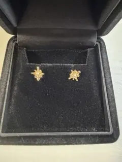 ピアス　金　ゴールド　パール