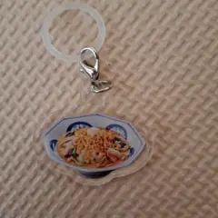 チャンポン麺 アクリルキーホルダー、目印アクセサリー