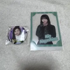 k*i様 乃木坂46 長嶋凛桜　缶バッジ、クリアカード