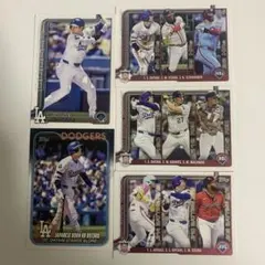 topps 大谷翔平　5枚