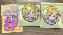 プロセカ　鏡音レン　ホログラム缶バッジ　メロパレ