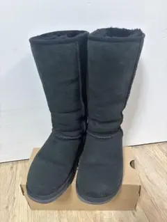UGG クラシックトールブラック ムートンブーツ　24
