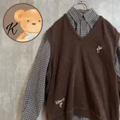 【雰囲気◎】エディーバウアー メンズ 長袖 シャツ ベストセット XS コーデ