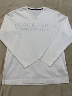 【美品】BLACK LABEL CRESTBRIDGE ホワイト長袖　サイズM