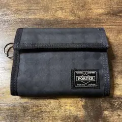 PORTER CAPSULE WALLET　三つ折り財布　ダイヤチェック柄