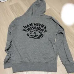 新品未使用MAN WITH A MISSION ジップアップパーカー グレー Sのサムネイル