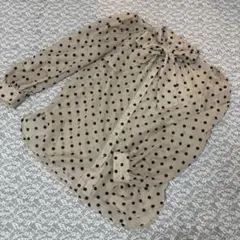 GRL グレイル ドット柄 ブラウス