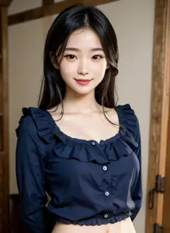 AIグラビア生写真 美女シリーズ №AQ83【L版サイズ】高品質生写真