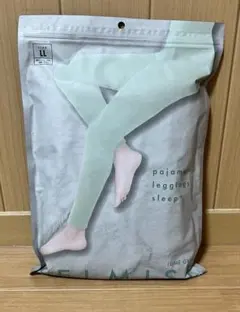 BELMISE パジャマレギンス　sleep + ライムグリーンLL