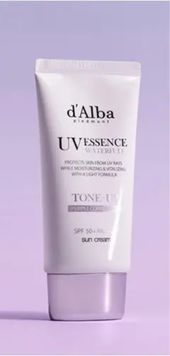 d'Alba UV ESSENCE WATERFUL SPF 50+パープル