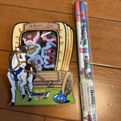 馬車消しゴム　ドラゴンクエストⅤ 鉛筆　鳥山明　90年代レア
