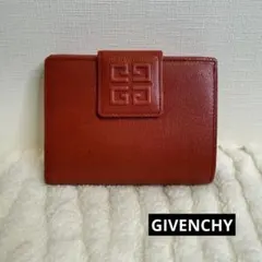 GIVENCHY 4Gロゴ 二つ折り財布 レザー ワインレッド ヴィンテージのサムネイル