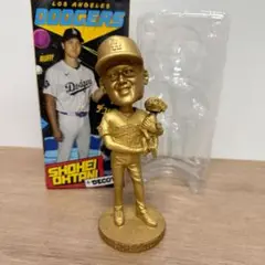 金色 大谷翔平 デコピン バブルヘッド 来場者限定 スタジアム配布 ドジャース